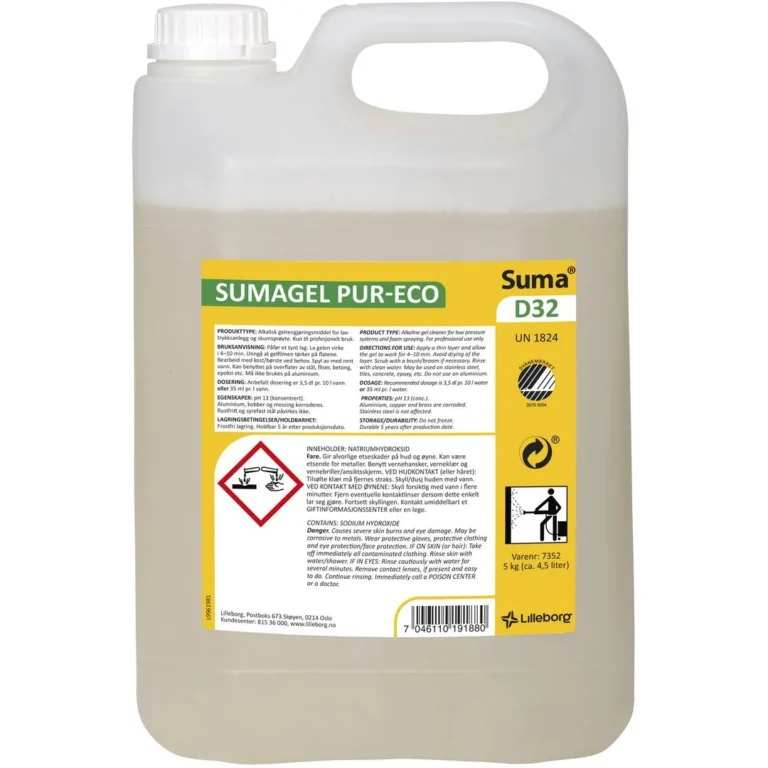 Rengjøring SUMA Gel Pure-Eco D32