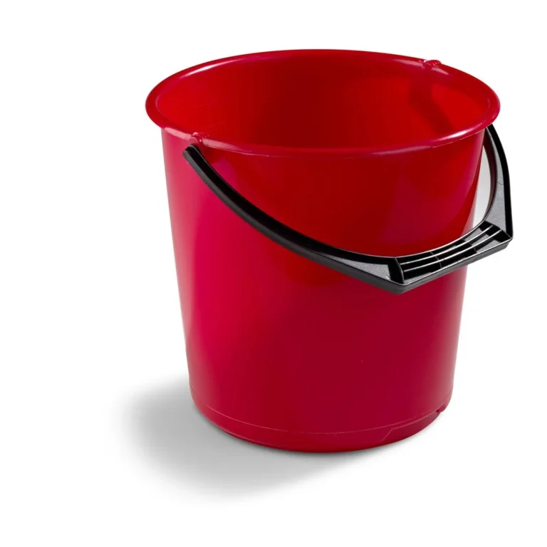 Bøtte plast 10L rød