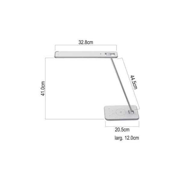 Lampe UNILUX LED Jazz hvit