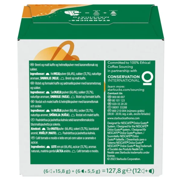 Kaffekapsel STARBUCKS Caramel M. (12)