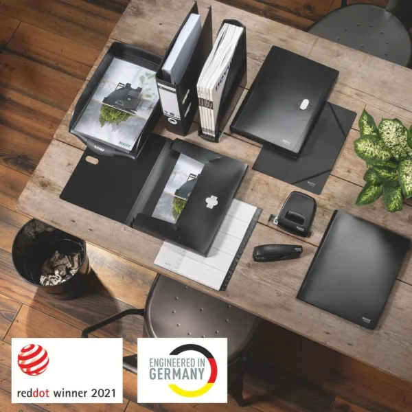 Hullemaskin LEITZ Recycle 2h/10 ark sort