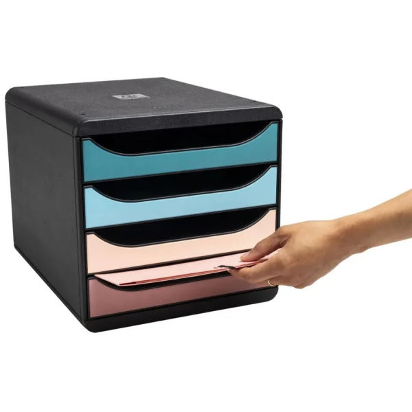 Skuffekabinett EXACOMPTA Skandi 4sk ass