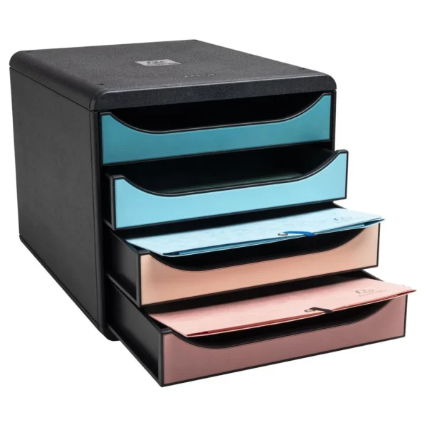 Skuffekabinett EXACOMPTA Skandi 4sk ass