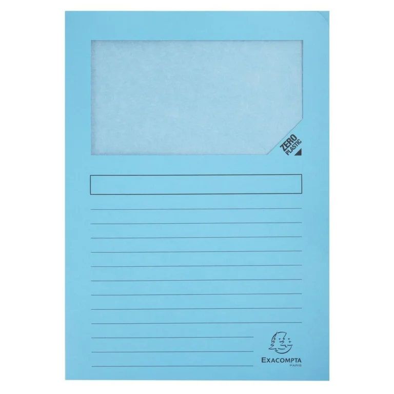 Aktomslag EXACOMPTA m/vindu A4 ass (100) - Bilde 3
