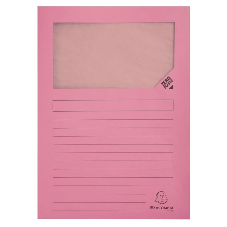 Aktomslag EXACOMPTA m/vindu A4 ass (100) - Bilde 6