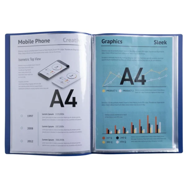 Presentasjonsmappe EXACOMPTA BeeBlue 40l