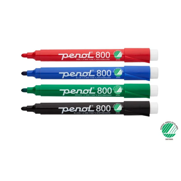 Whiteboardpenn PENOL 800 ECO rund sort - Bilde 2