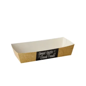 Pommes frites skål PURE papp 15x7cm (50)