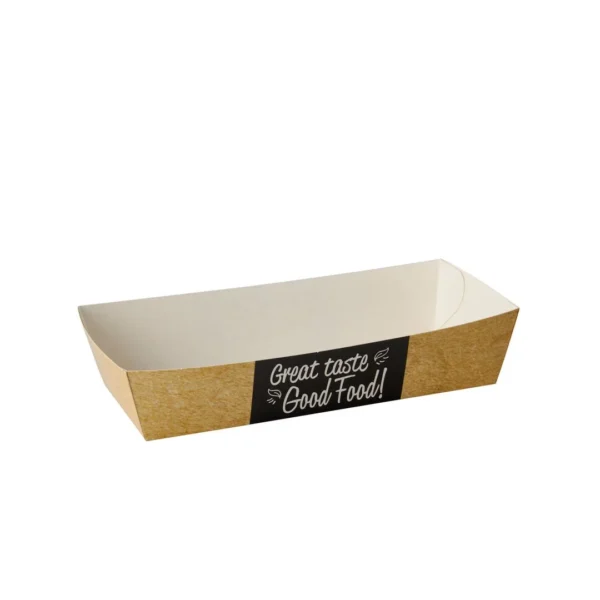 Pommes frites skål PURE papp 15x7cm (50)