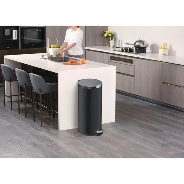 Pedalbøtte EKO Art Step 30L matt sort