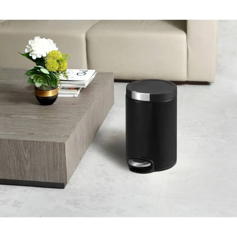 Pedalbøtte EKO Art Step 12L matt sort - Bilde 3