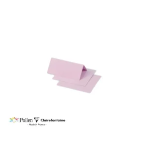 Bordkort POLLEN 85x80mm lys rosa(25)