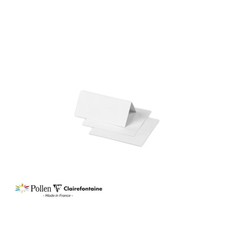 Bordkort POLLEN 85x80mm hvit(25)