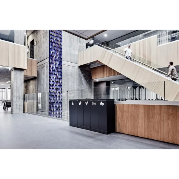 Avfallsbeholder BICA 874 2x65 antrasitt