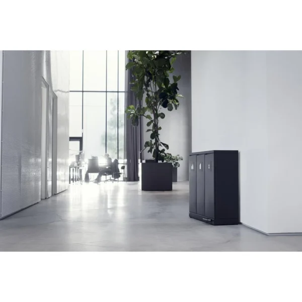 Avfallsbeholder BICA 973 3x65L antrasitt