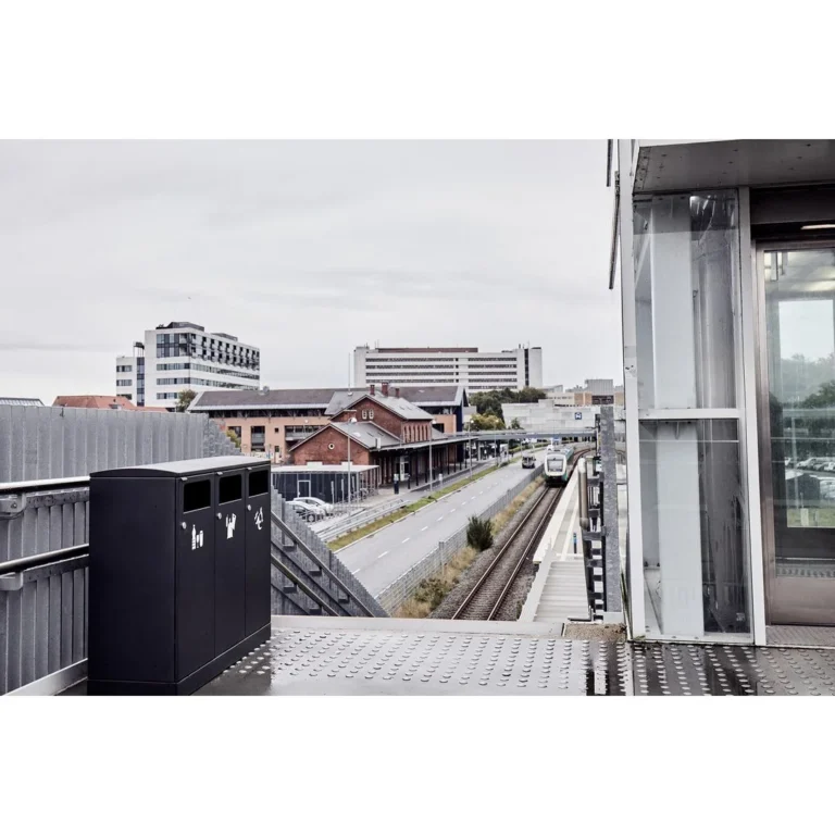 Avfallsbeholder BICA 713 ute 3x100L antr - Bilde 4