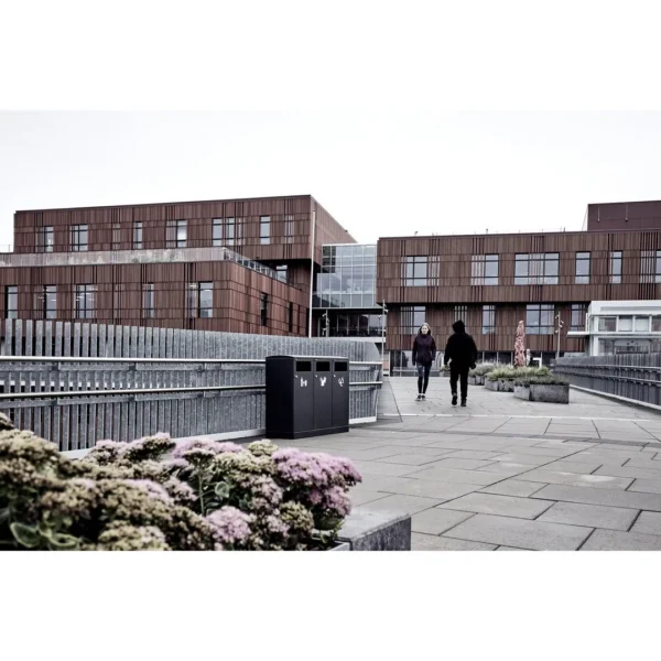 Avfallsbeholder BICA 713 ute 3x100L antr