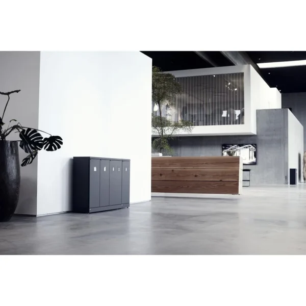 Avfallsbeholder BICA 863 65L antrasitt