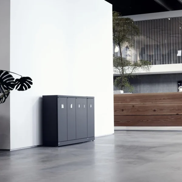 Avfallsbeholder BICA 863 65L antrasitt