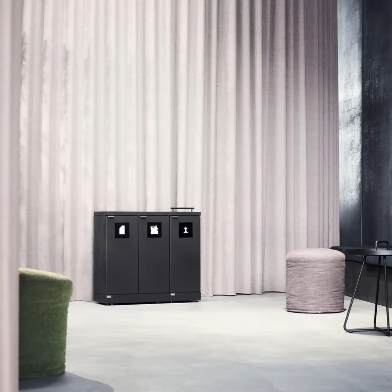 Avfallsbeholder BICA 873 3x65L sort - Bilde 2