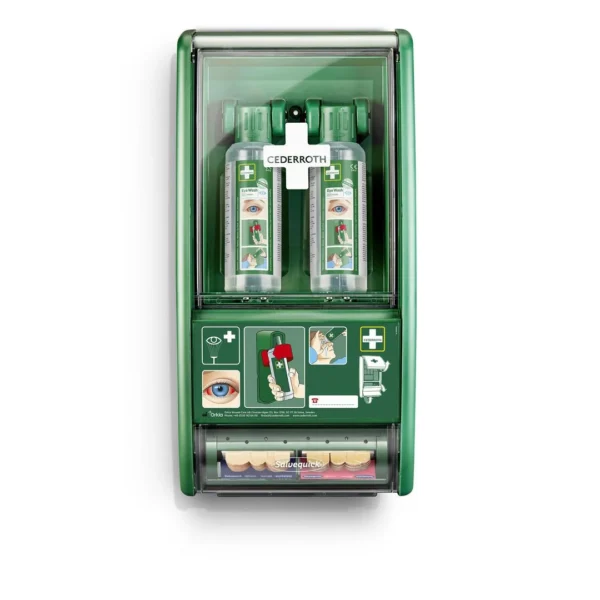 Øyedusjstasjon CEDERROTH plasterautomat