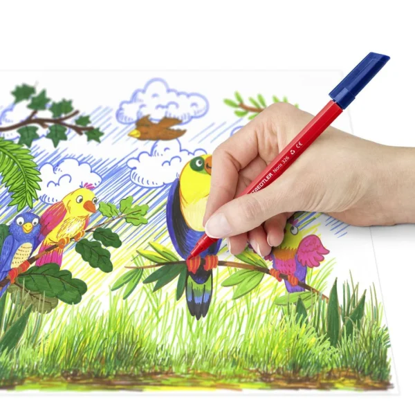 Fiberpenn STAEDTLER Noris 326 1,0mm blå