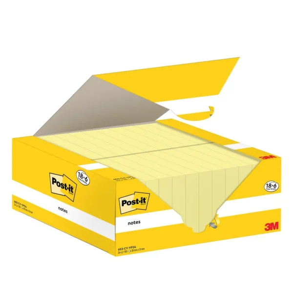 Notatblokk POST-IT SN 38x51 CY (24)