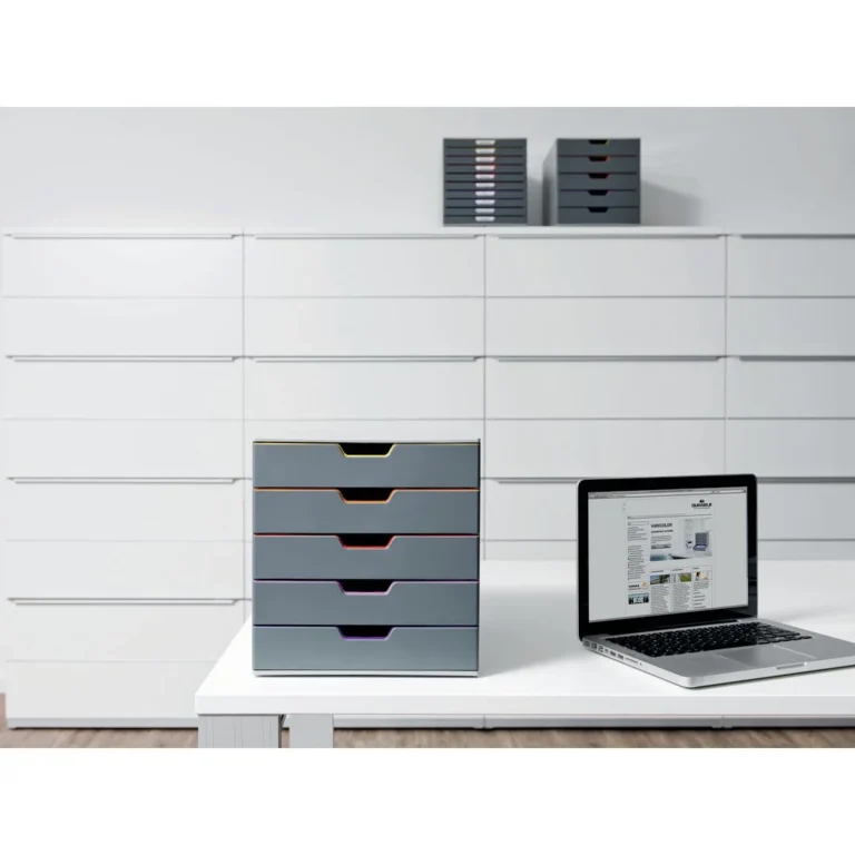 Skuffekabinett DURABLE Vc 5 skuffer grå - Bilde 2