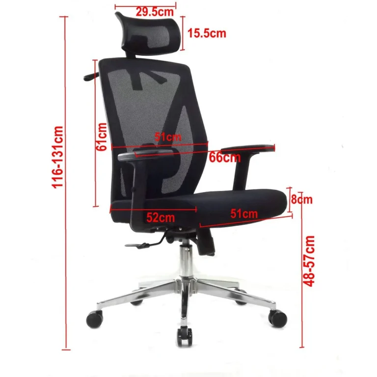 Kontorstol KENSON Tera sort - Bilde 5