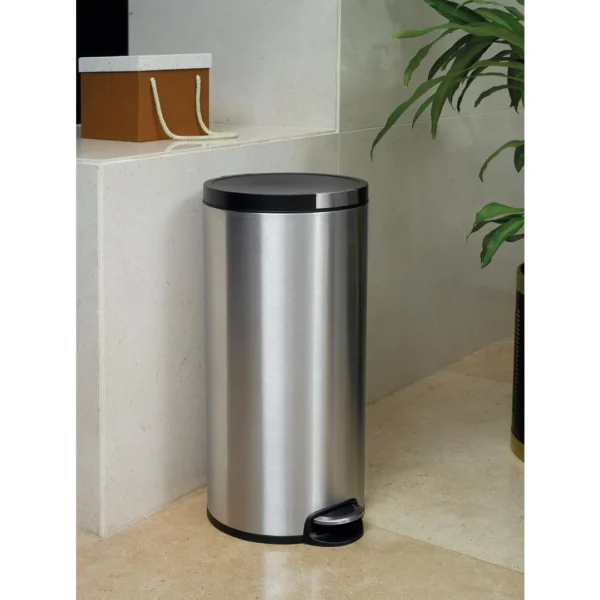 Pedalbøtte EKO Art Step 30L matt stål