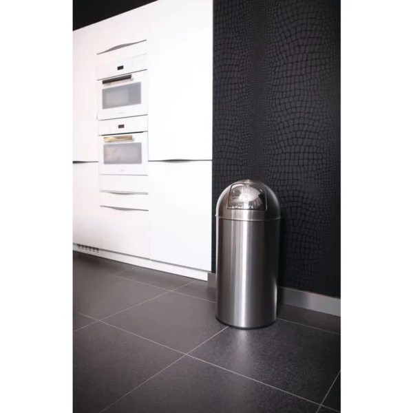 Avfallsbeholder EKO Pushcan 40L stål