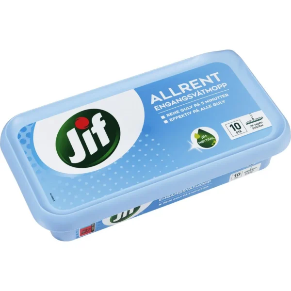 Engangsvåtmopp JIF Allrent (10)