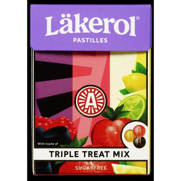 Pastiller LÄKEROL Triple Treat Mix 75g