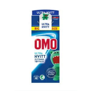 Tøyvask OMO hvitt flyt. kartong 1,5L