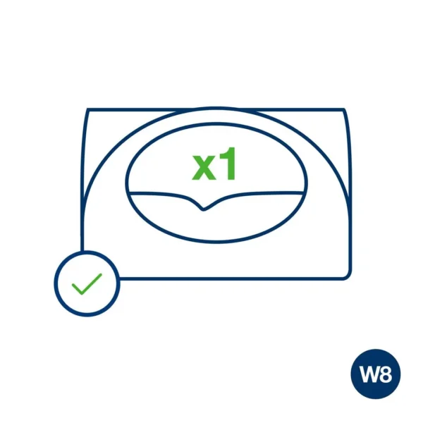 Dispenser TORK liten pakke W8 hvit