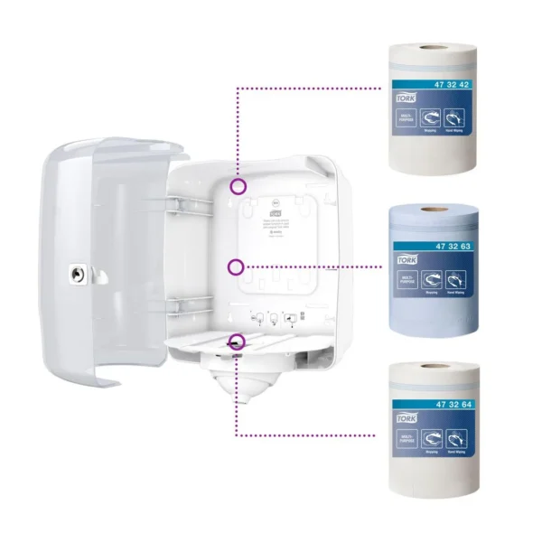 Dispenser TORK Reflex Sen.rull M4 hvit