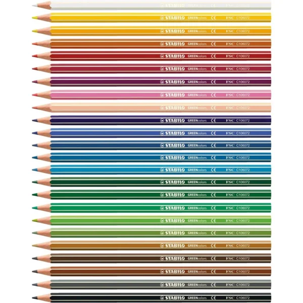Fargeblyant STABILO Greencolors (12)