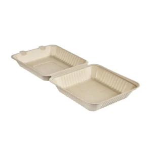 Varmmatboks DUNI 1200ml bagasse brun(50)