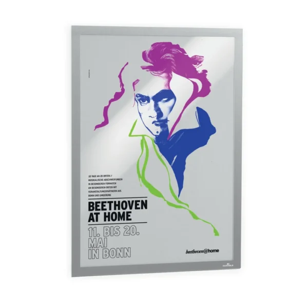 Ramme DURAFRAME A2 magnet selvkle sølv