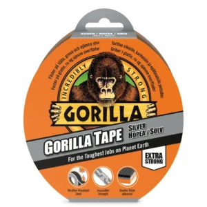 Lerretstape GORILLA sølv 32m