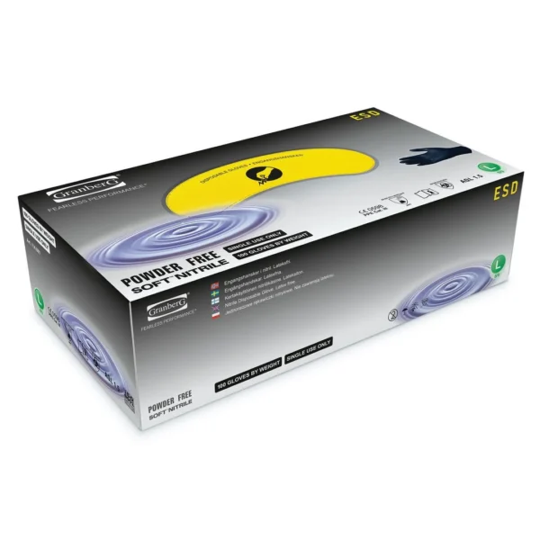 Hanske GRANBERG ESD nitril XL sort (100)