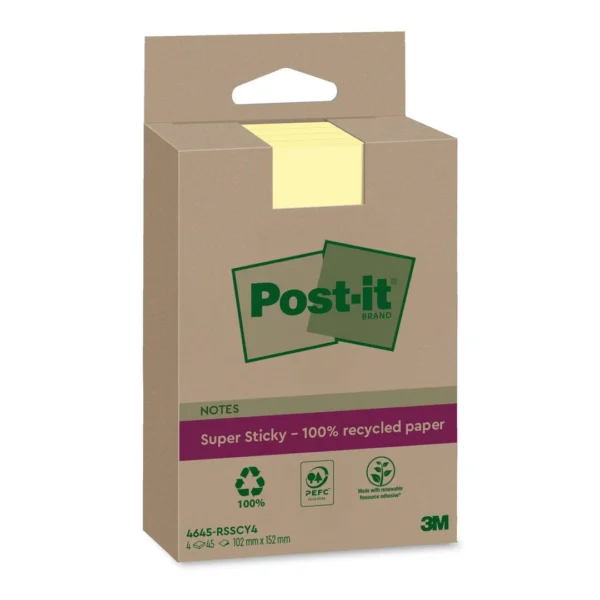 Notatblokk POST-IT resirk 102x152linj CY