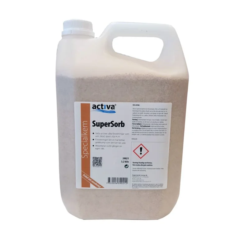 Absorberende pulv ACTIVA SuperSorb 3,2kg