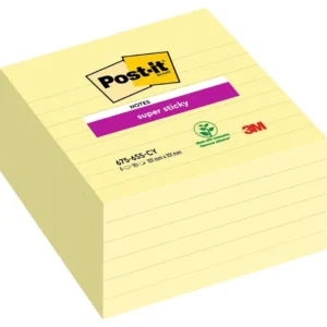 Notatblokk POST-IT SSN 101x101lj CY (6)