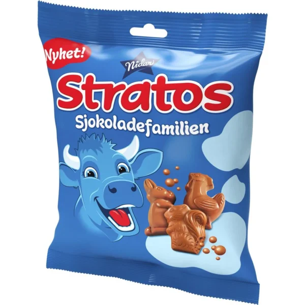 Sjokolade STRATOS Sjokoladefamilien 140g