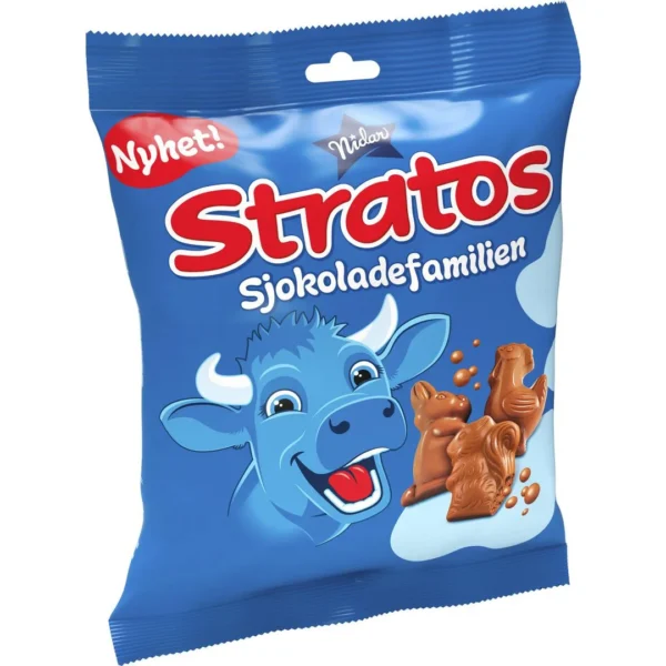 Sjokolade STRATOS Sjokoladefamilien 140g