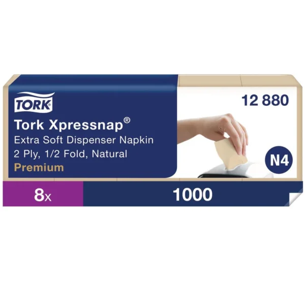Dispenserserviett TORK natur N4 (1000)