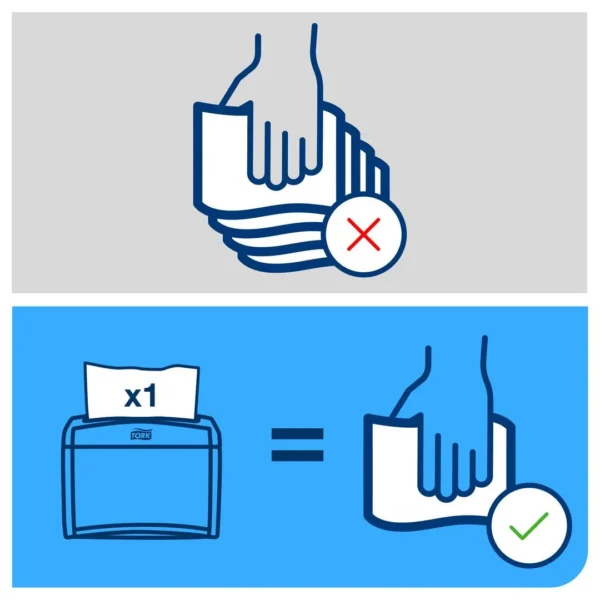 Dispenserserviett TORK natur N4 (1000)