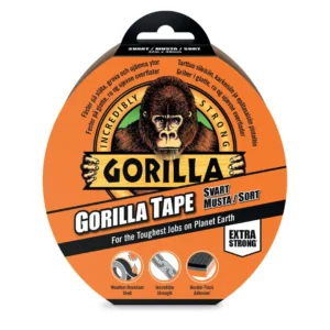 Lerretstape GORILLA sort 32m