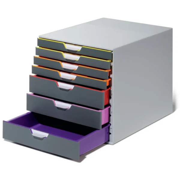 Skuffekabinett DURABLE Vc 7 skuffer grå